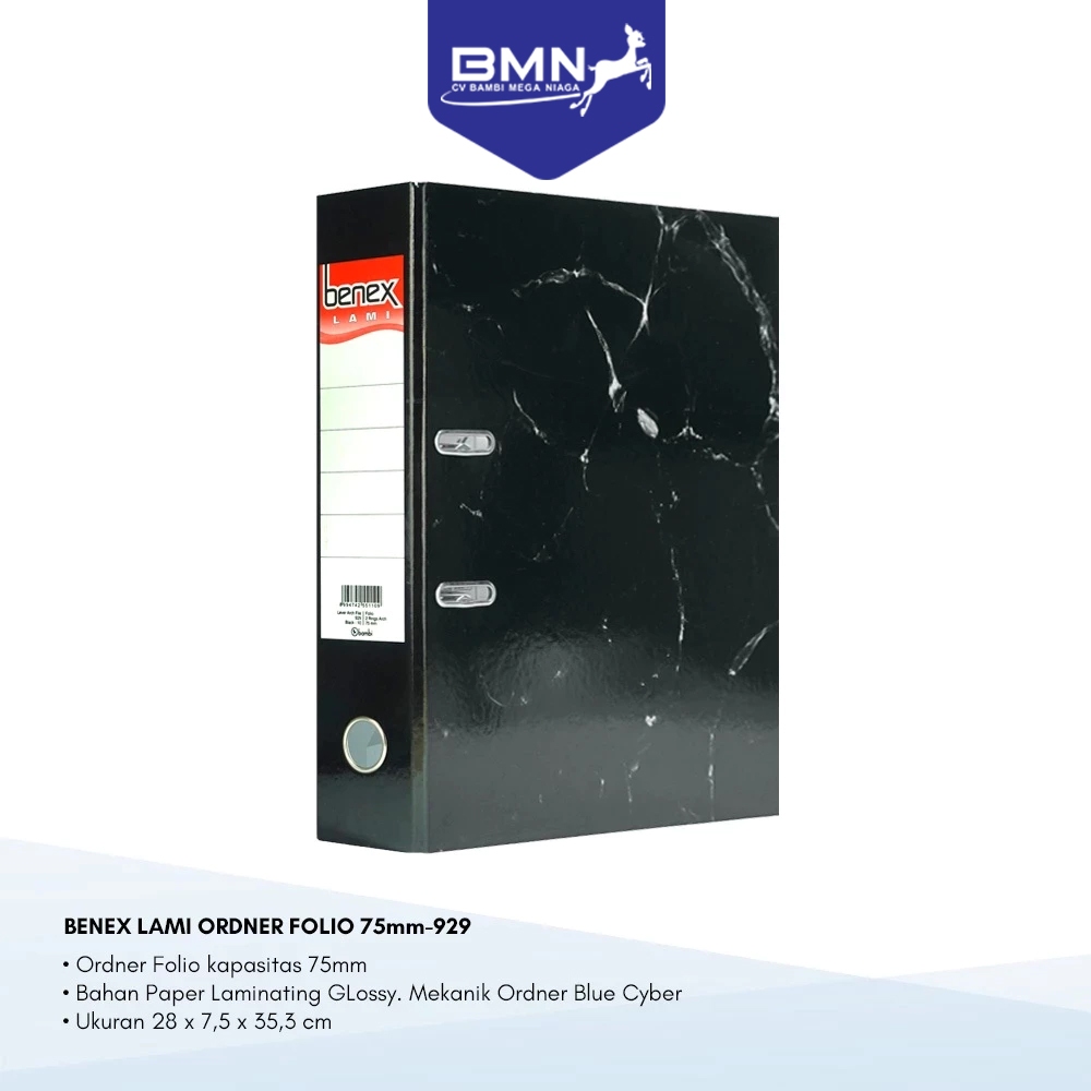

BENEX Lami Ordner Folio JUMBO SIZE 75 mm Lever Arch File kode 929