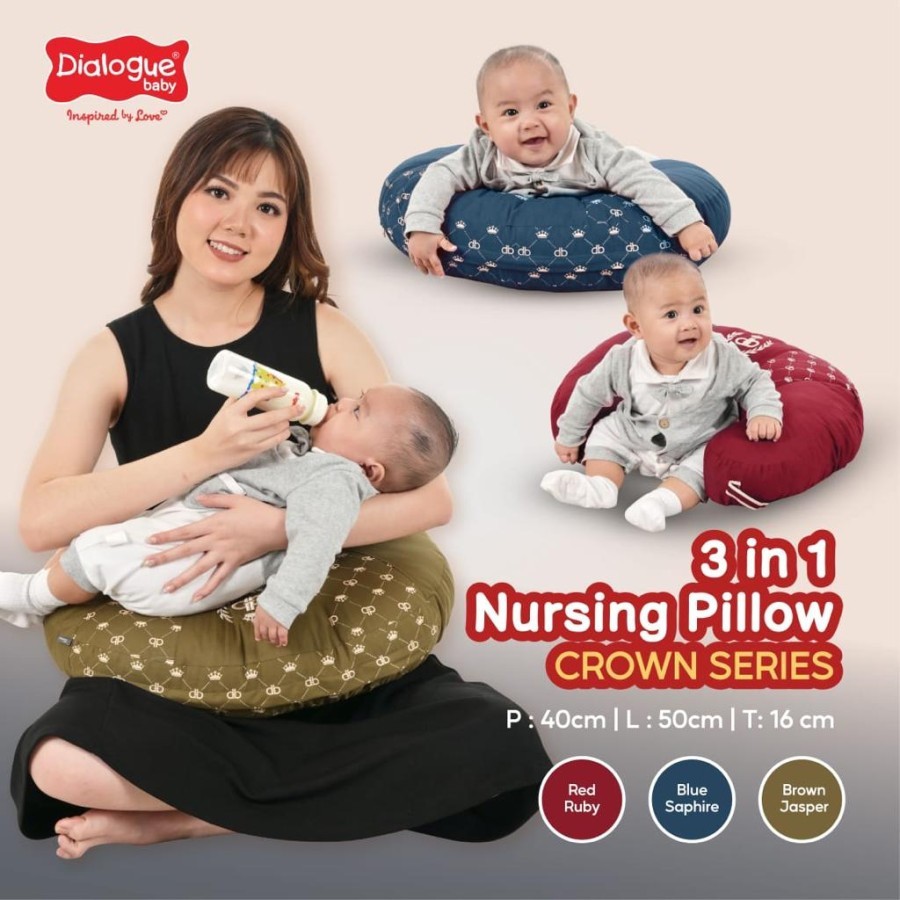 Dialogue 3IN1 Nursing Pillow Crown Series DGB3408