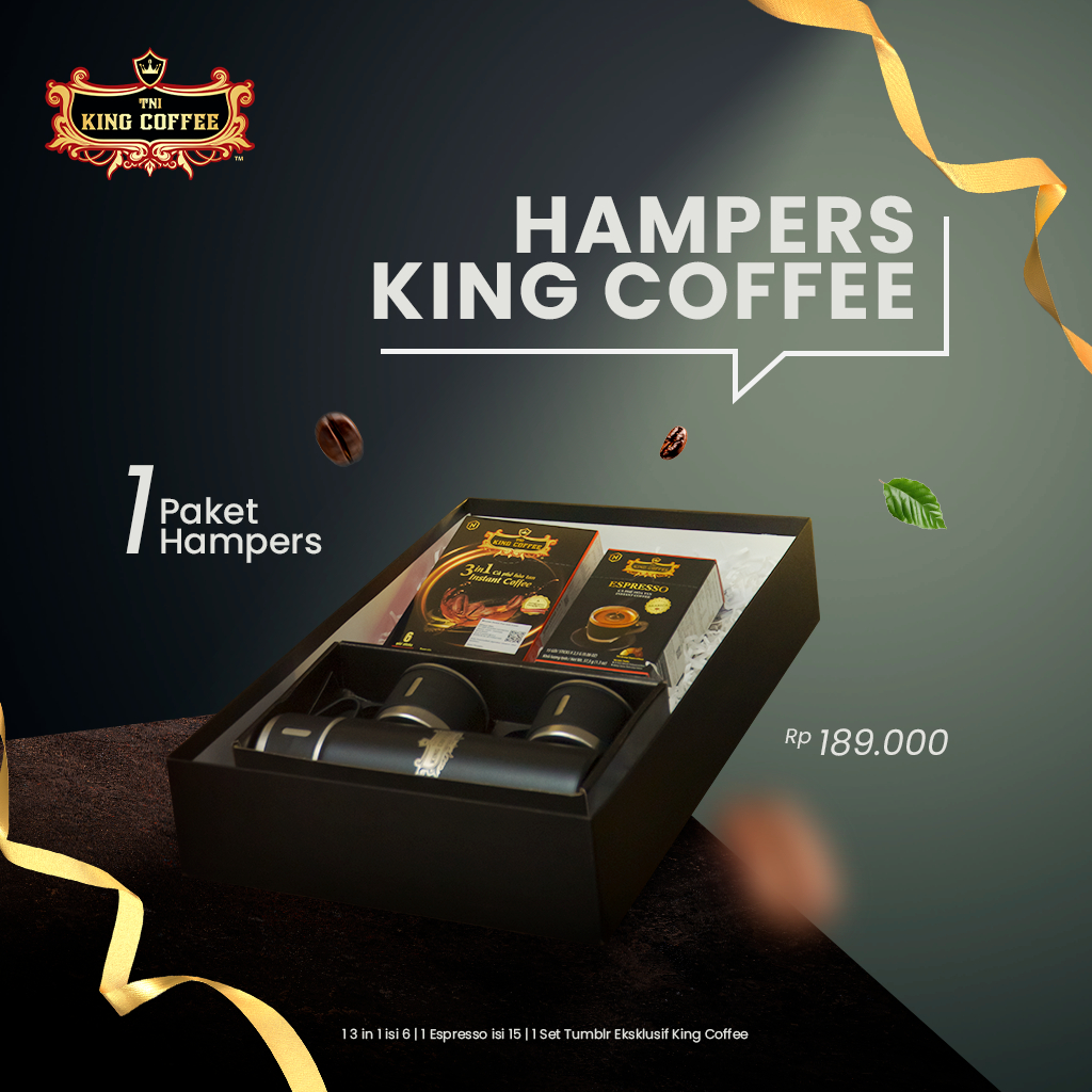 

Hampers King Coffee Box Parcel Paket Kopi Vietnam