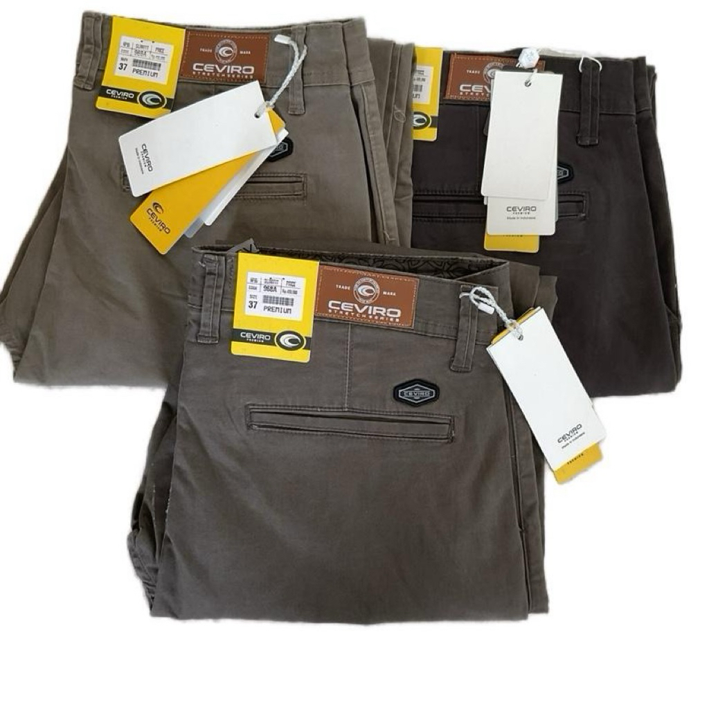 Celana chinoz pria ceviro panjang