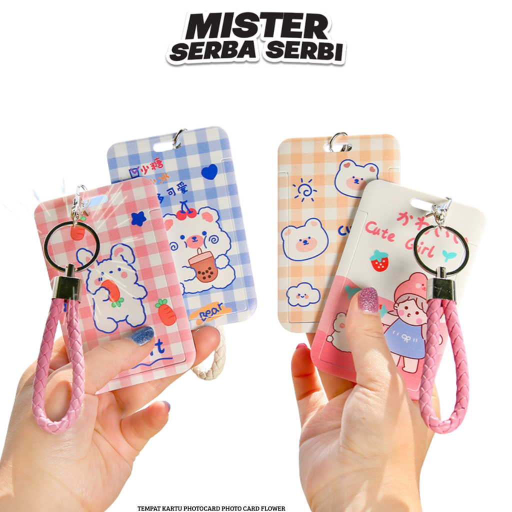 

MSS ID CARD HOLDER MOTIF KARAKTER LUCU H617 TEMPAT KARTU PHOTOCARD PHOTO CARD FLOWER