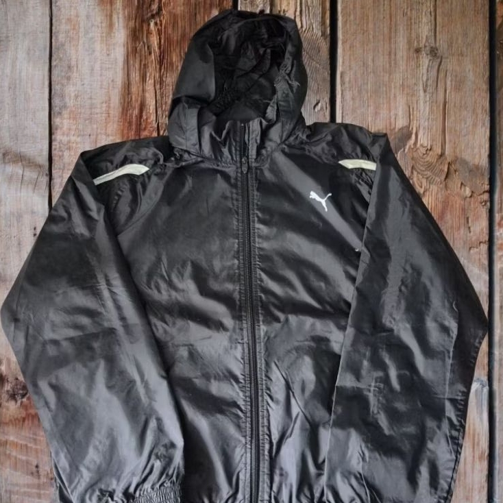 Jaket Puma Outdoor Windbreaker Sport Hiking Motoran Branded