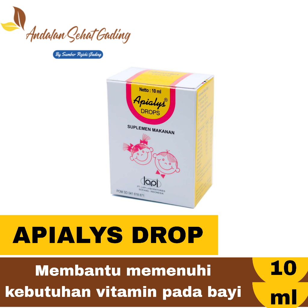 Apialys Drop 10 ml - Asupan Vitamin Anak/Bayi