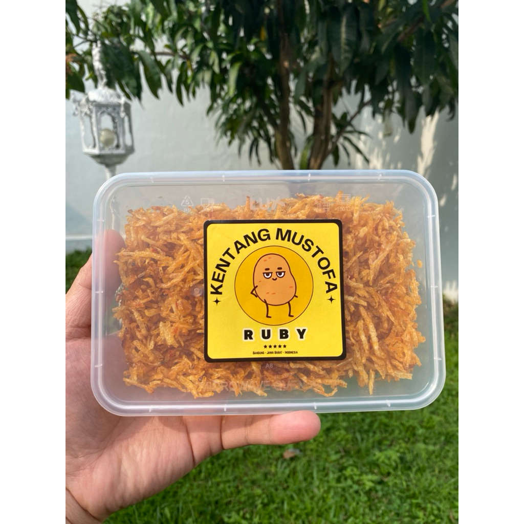 

Kentang Mustofa Pedas Manis - Kering Kentang - thinwall 500ml