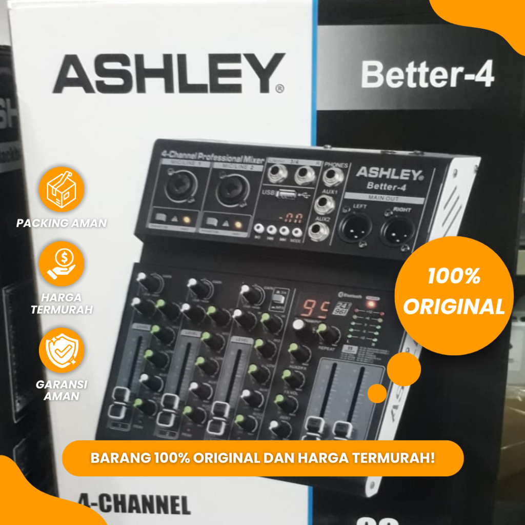 Mixer Ashley Better 4 Original Mixer 4 Ashley 4 Channel