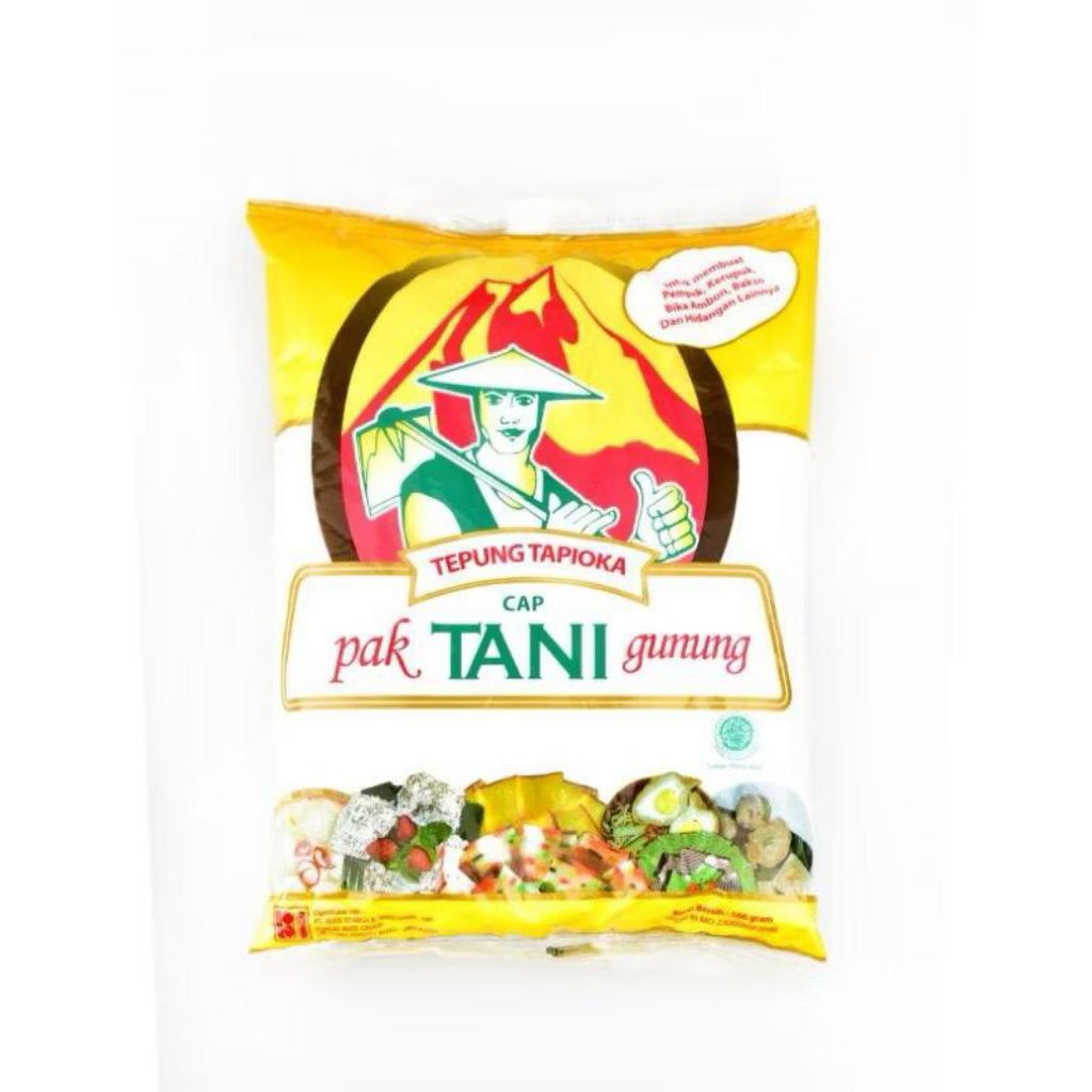 

Tepung Sagu/ Tapioka Cap Pak Tani Gunung Kemasan 500gr