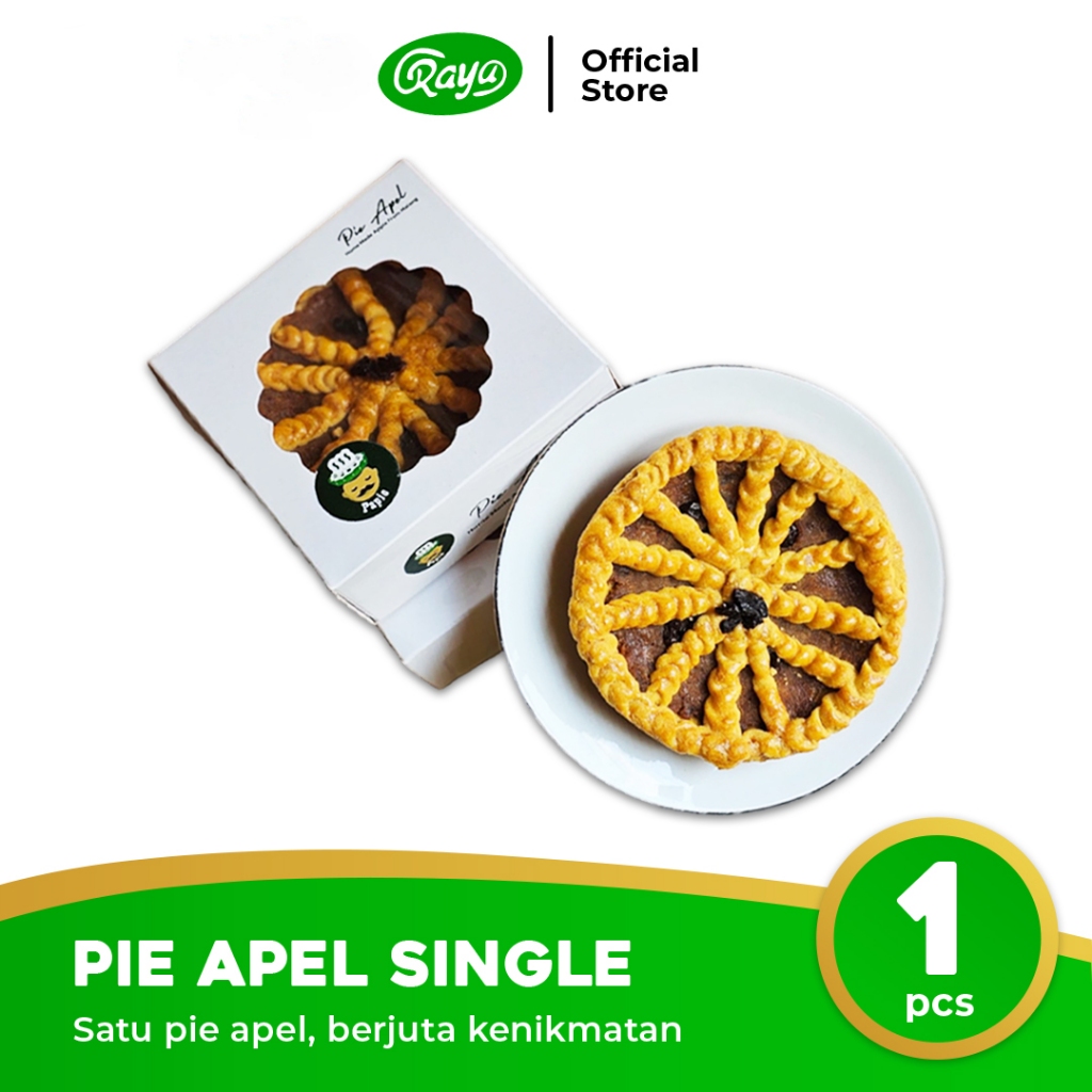 

Papie Apple Pie – Pai Apel Single | Bahan Premium | Kue Cookies Lezat Oleh-Oleh Khas Malang