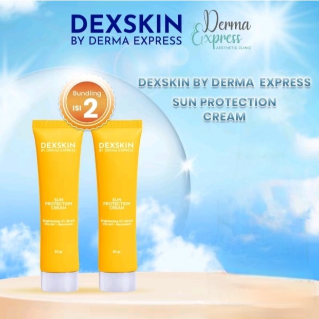 Dexskin By Derma Express Sunscreen Sun Protection Cream Isi 2