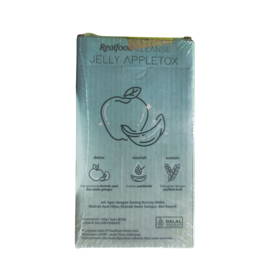 

Realfood Cleanse Appletox Jelly Sarang Burung Walet Tinggi Vitamin C dan Fiber