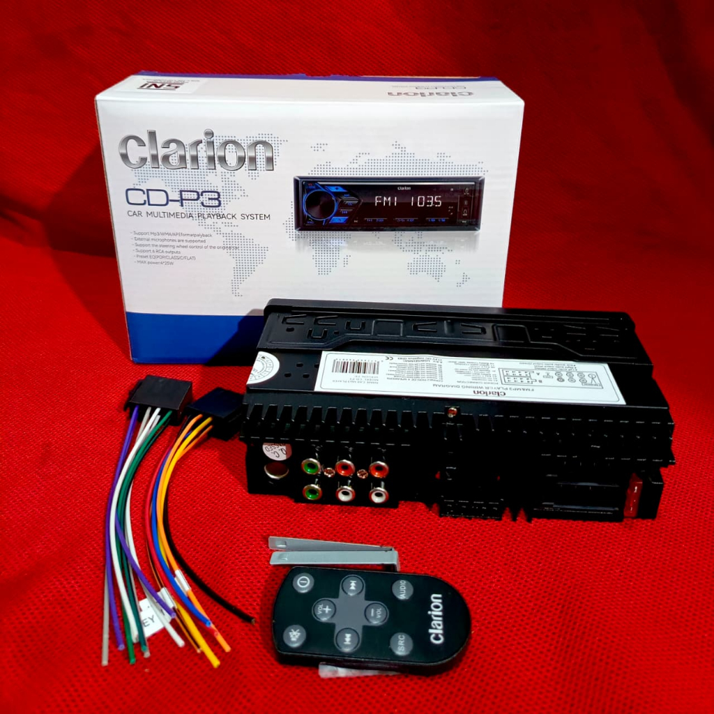 Singledin Clarion Bluetooth  CD-Mp3 Clarion Series