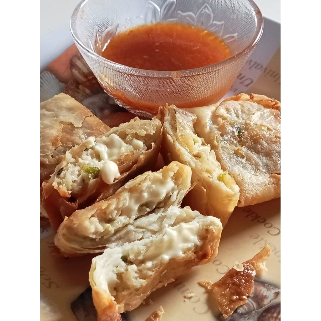 

Dimsum goreng ayam keju lumer isi 5pc