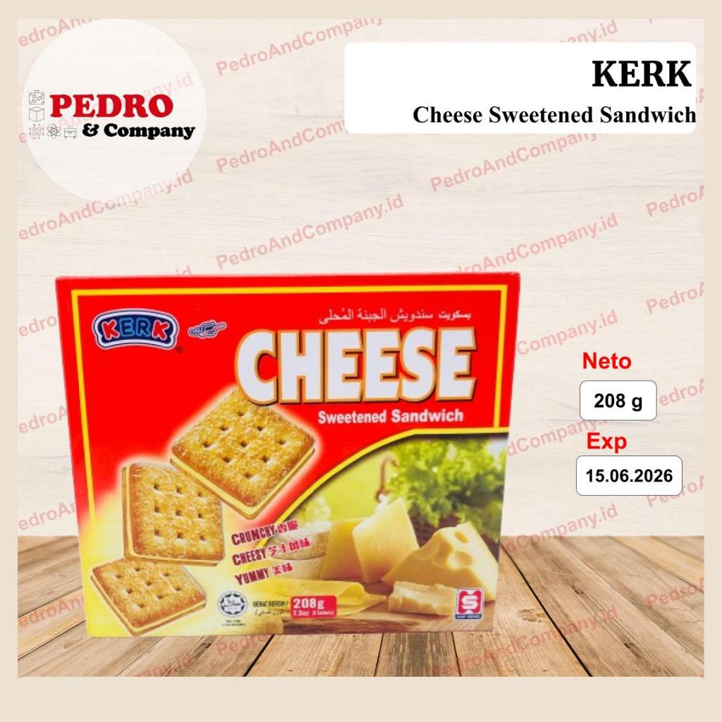 

Kerk cheese sandwich biscuit 208 gram biskuit rasa keju kreker