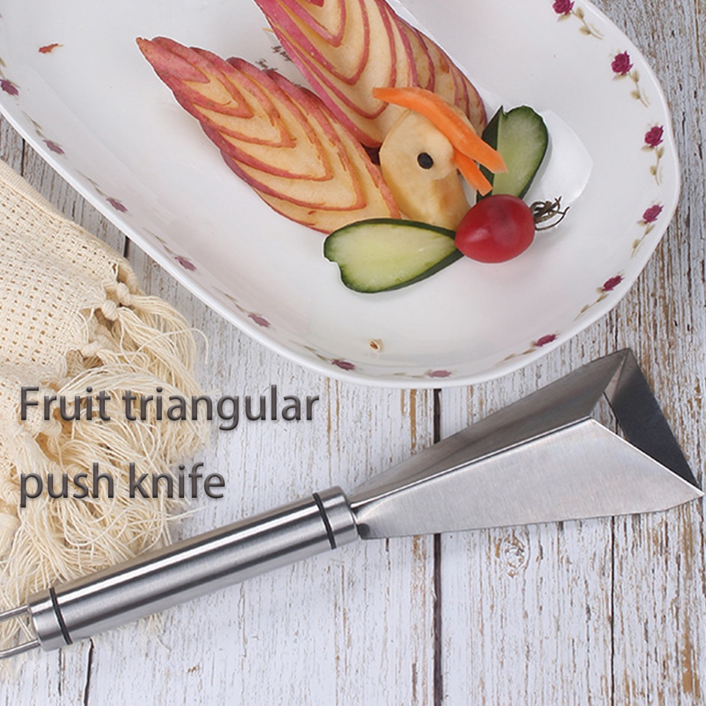 Pisau carving buah dan sayur Pisau segitiga Ukiran Mewah Pisau ukir apel Pisau ukir sayur dan buah