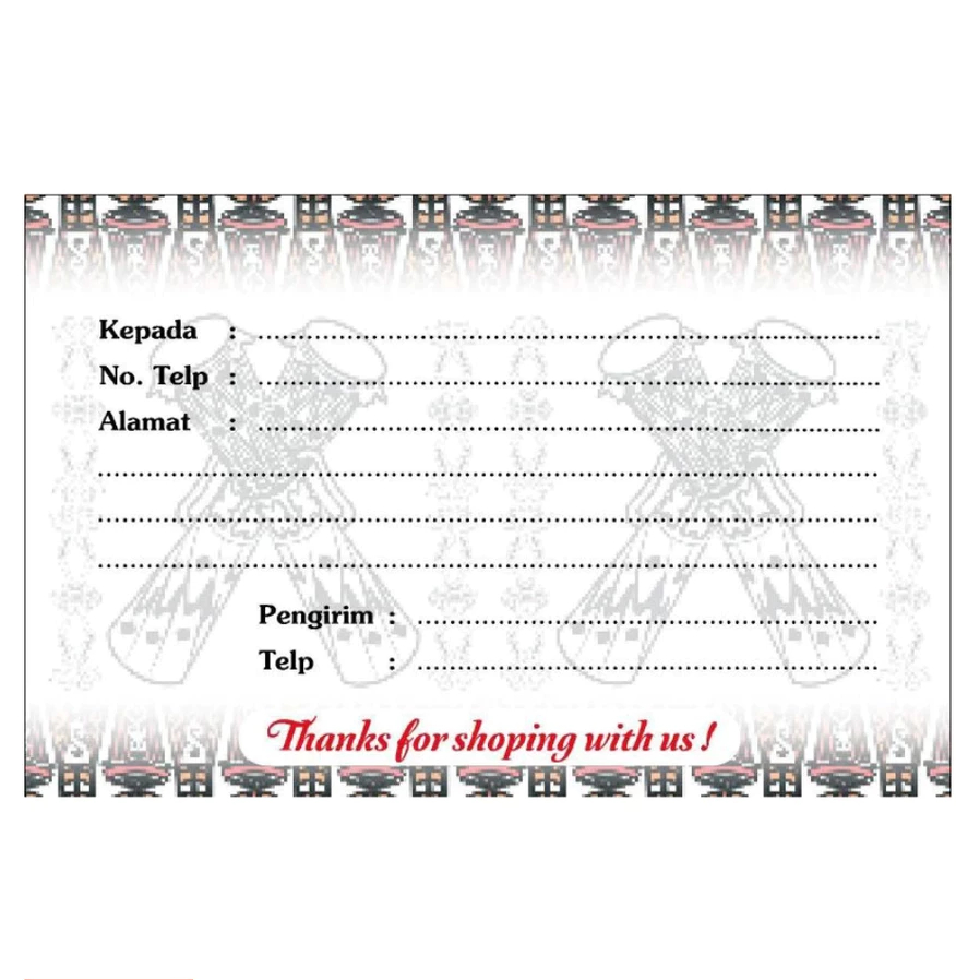 

STIKER LABEL PENGIRIMAN MOTIF TIFA PAPUA A ISI 100 PCS FRAGILE UNBOXING RESI WLBEE