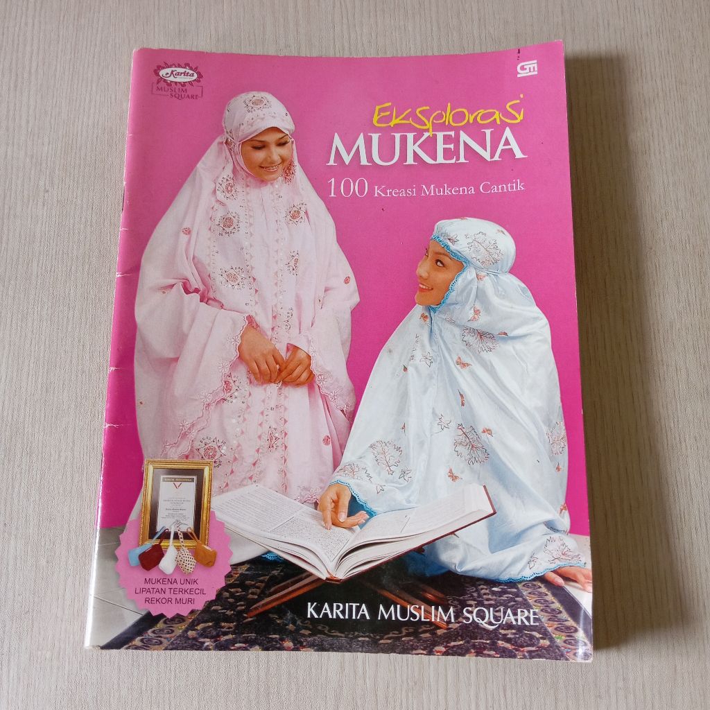 (Preloved) Buku Ide 100 Kreasi Mukena Cantik Karita Muslim Square / Buku Fashion / Buku Menjahit Muk