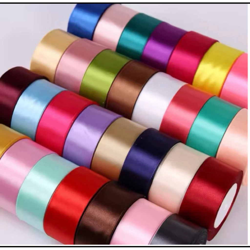 

Pita Satin 1 1/2 Inch (4 cm) / Pita Kain 1 1/2 Inch / Ribbon Satin 1 1/2 Inch (4 Cm)