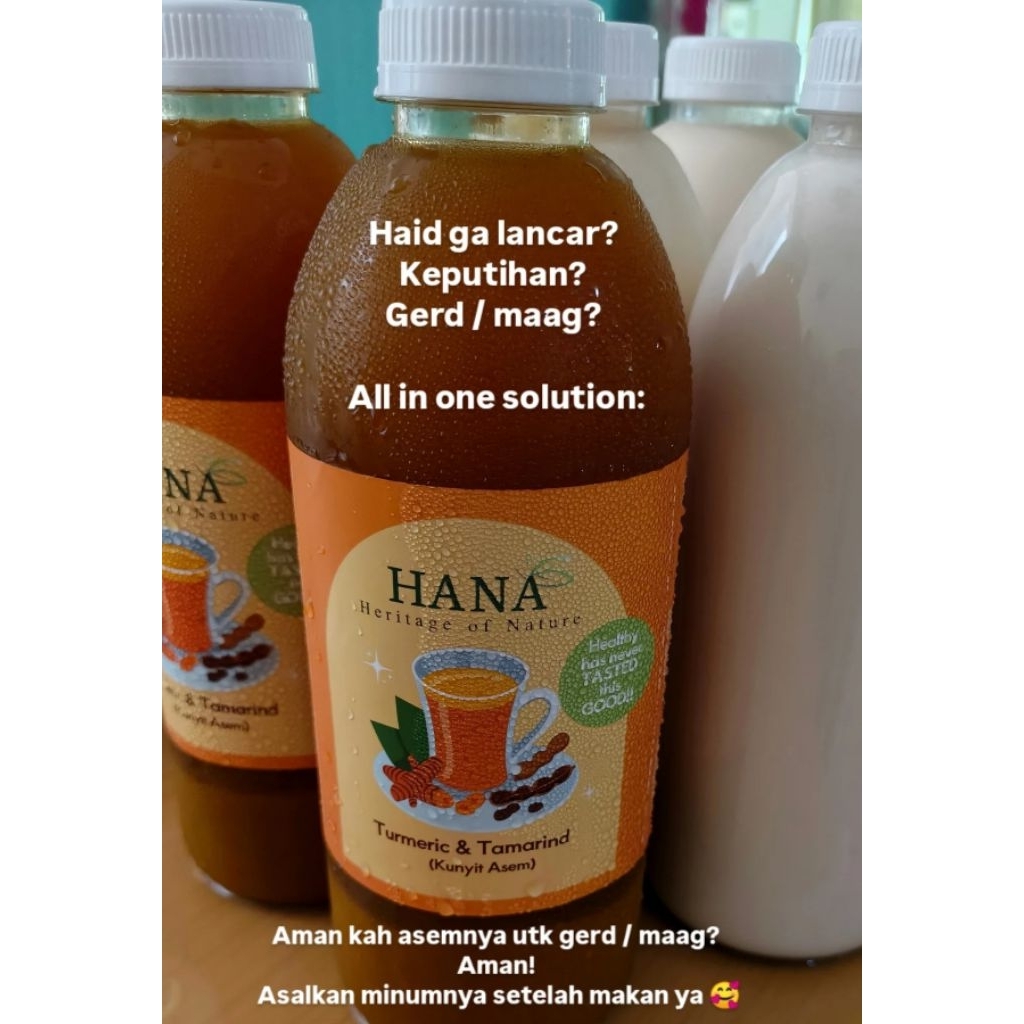 

HANA Jamu Kunyit Asam imunitas pelangsing
