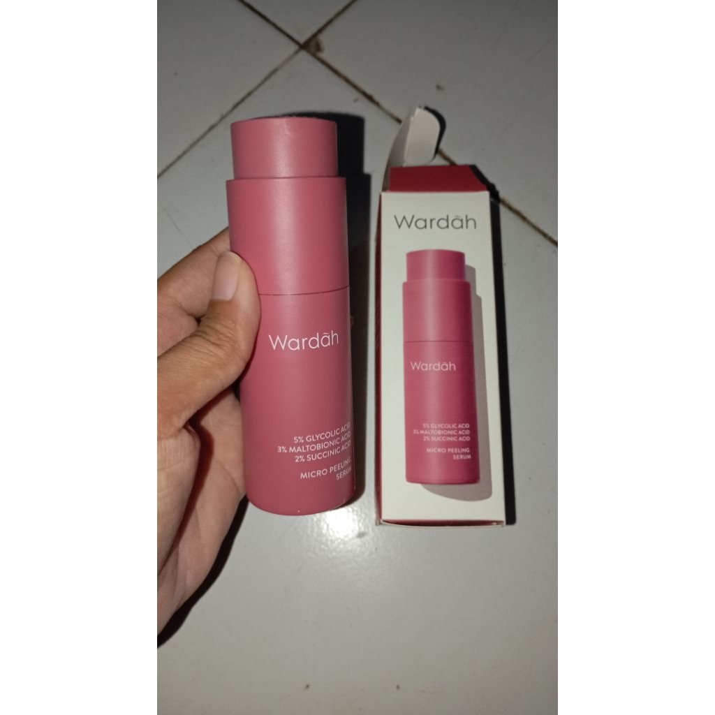 Wardah peeling serum exfoliasi