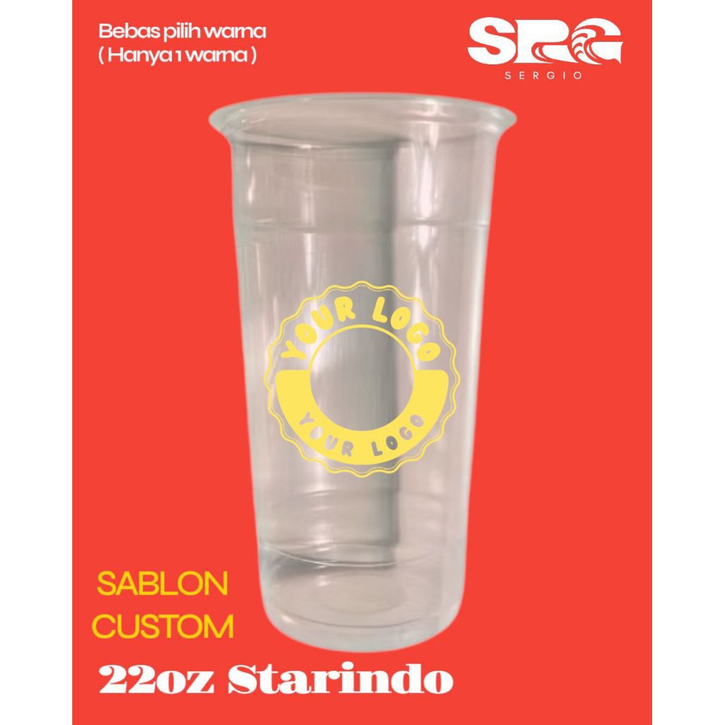 Sablon Cup 22oz Starindo
