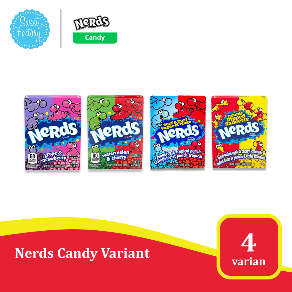 

Nerds Candy Series - Permen 1.65 oz Impor USA