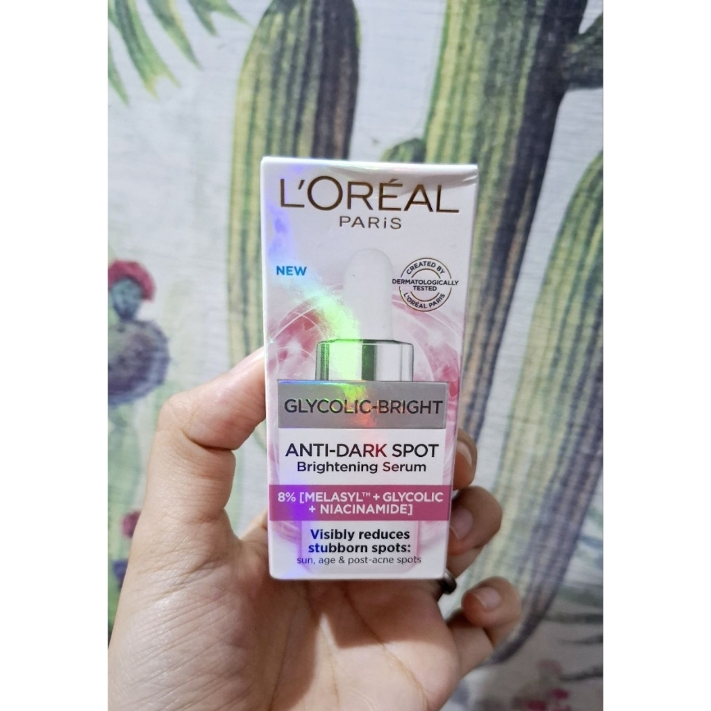 Loreal  Glycolic Bright  Anti Dark Spot Brightening Serum 15ml