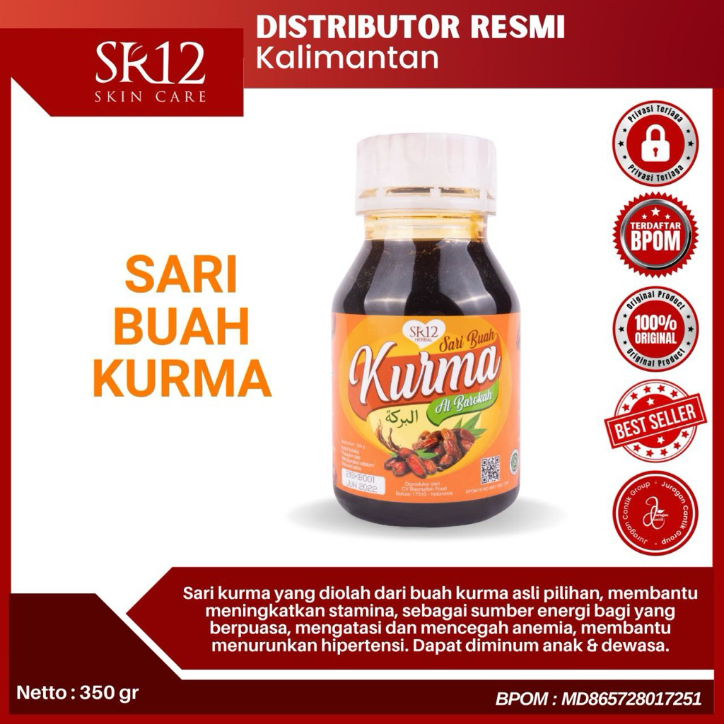 

SR12 SARI KURMA | SARI BUAH KURMA ASLI 350g