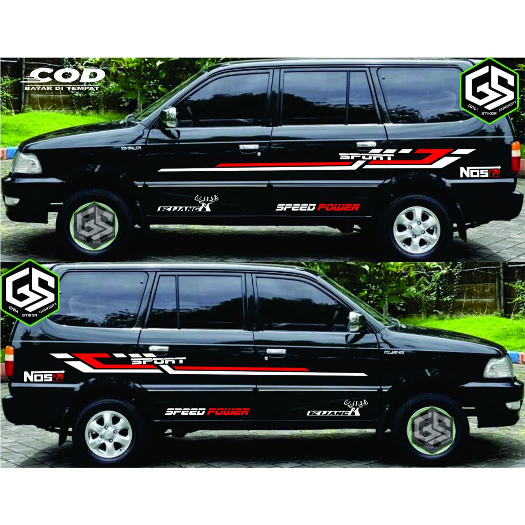 Stiker Mobil Kijang Kapsul Stiker Body Kijang Kapsul Stiker Kijang Kapsul Terbaru