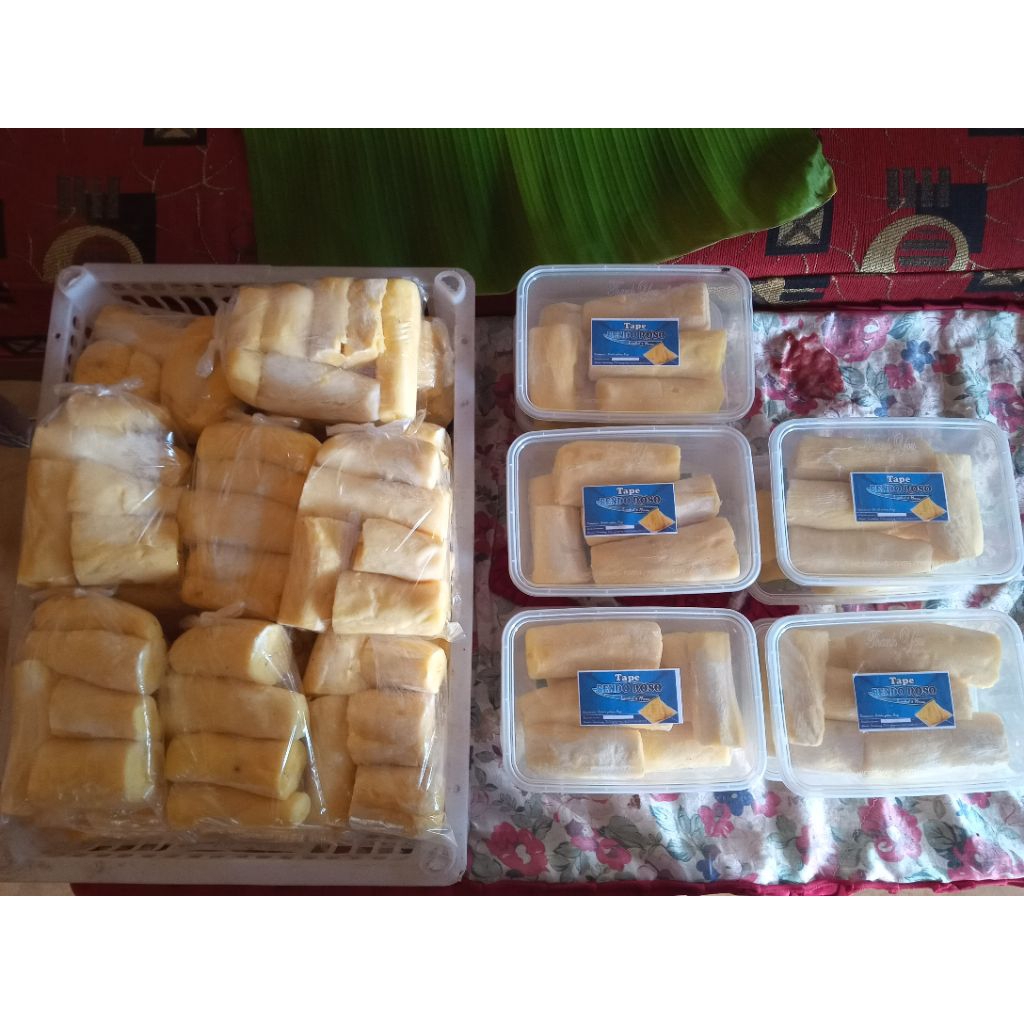 

Tape Singkong 500 gram peyem pulen makanan tradisional