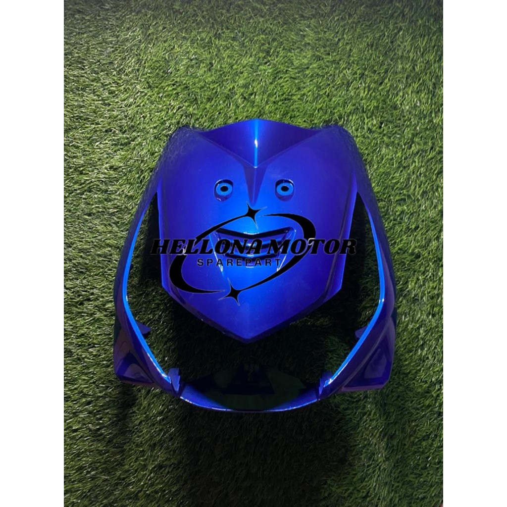 cover tameng beat karbu biru - tameng depan beat karbu biru termurah