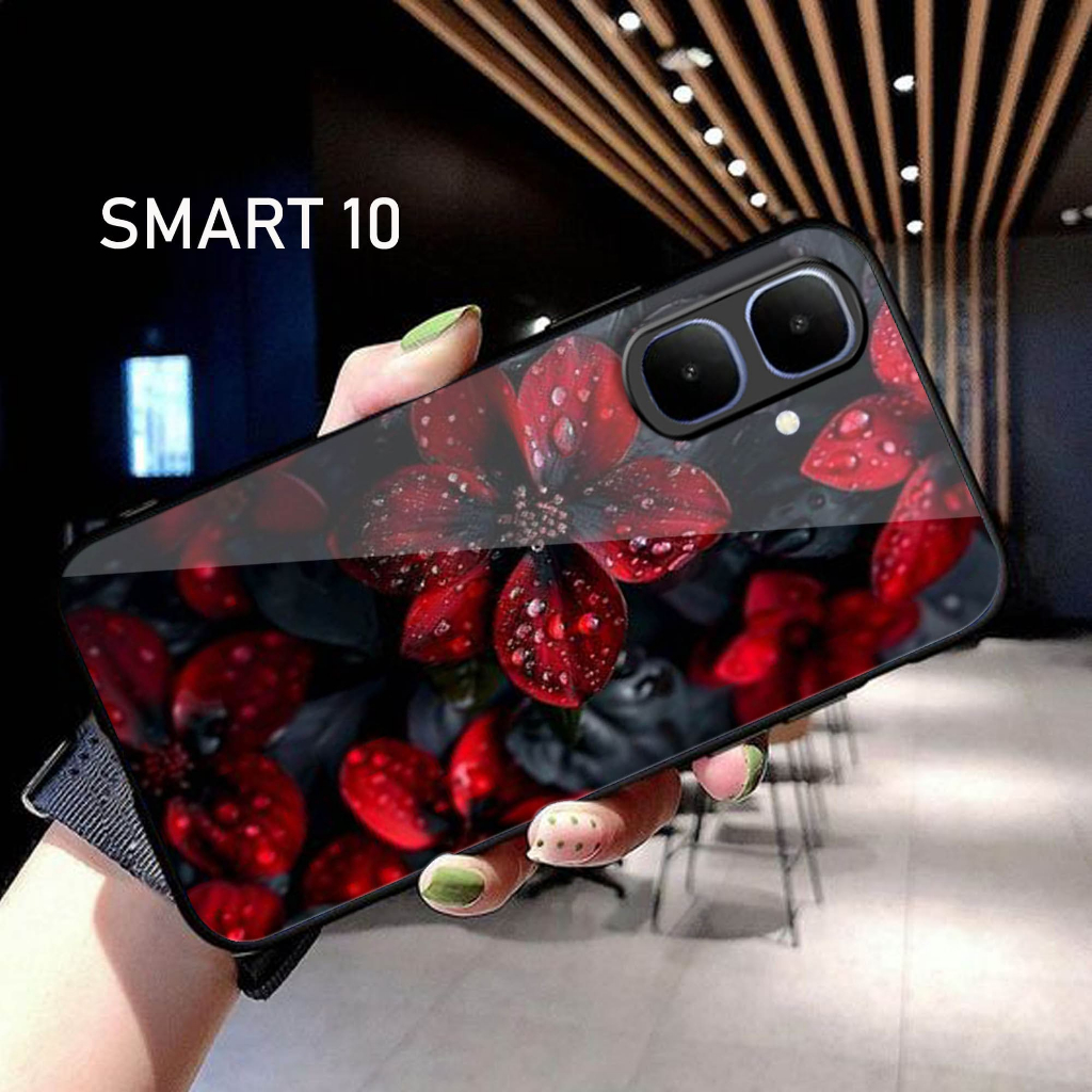 Softcase Kaca INFINIX SMART 10 - casing handphone - INFINIX SMART 10 [S124]