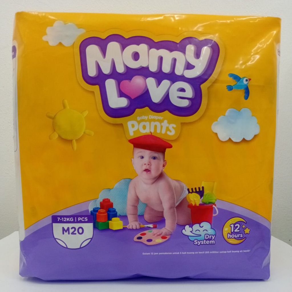 MAMY LOVE - PAMPERS PANTS BABY M 20pcs