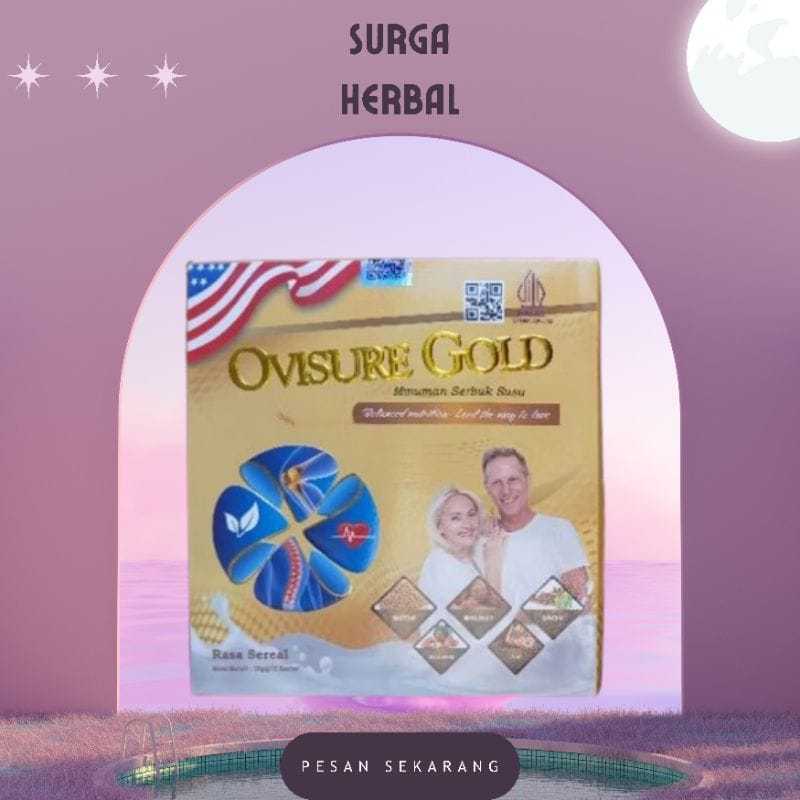 

1 BOX NEW OVISURE GOLD MILK SUSU ASLI 100% ORIGINAL OBAT TULANG DAN SENDI YANG SEHAT DAN AMPUH