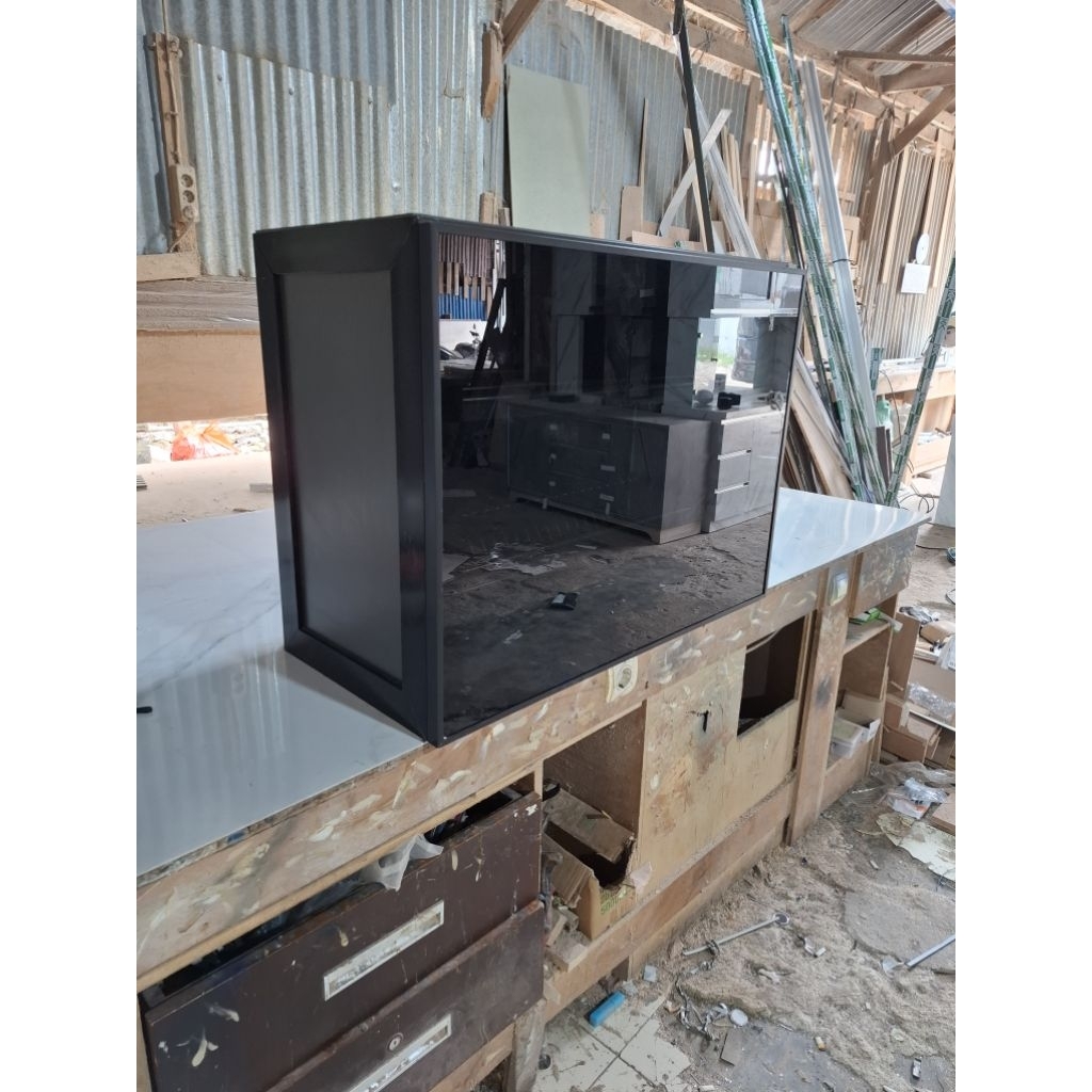 kitchen atas alumunium/ rak piring gantung/ rak piring stenlist/ rak piring kekinian