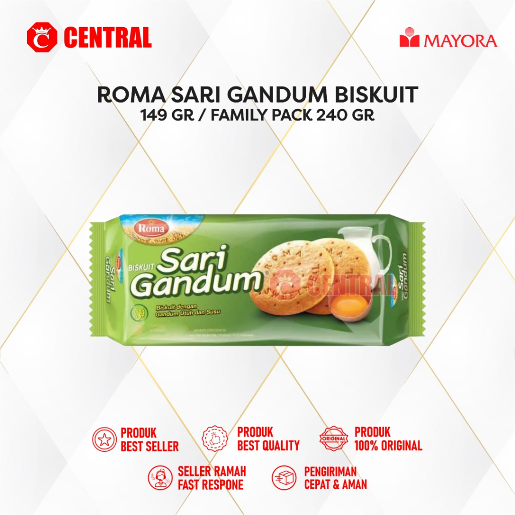 

ROMA SARI GANDUM 149gr/240GR/centralbandung