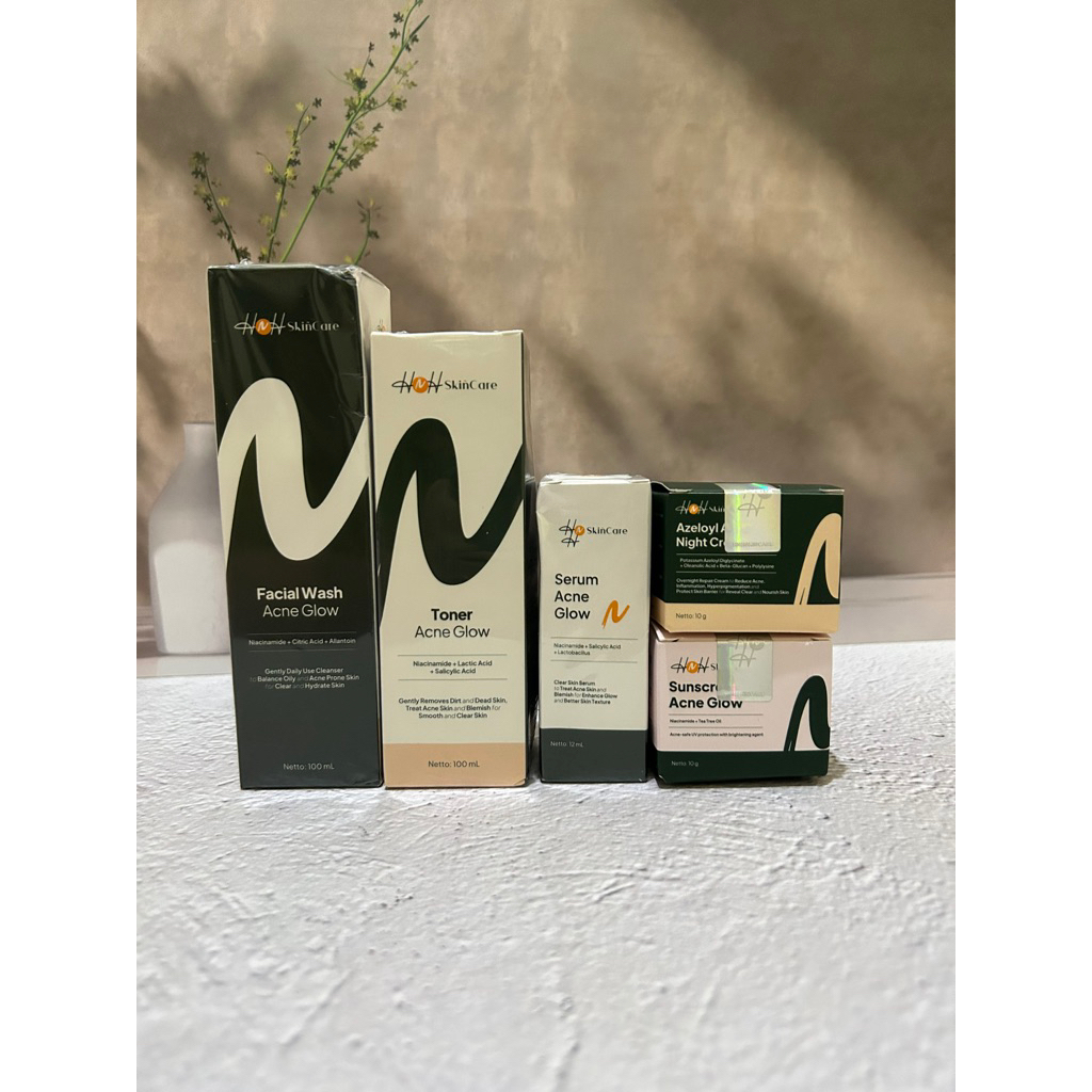PAKET ACNE GLOW 5 in 1 HNH SKINCARE