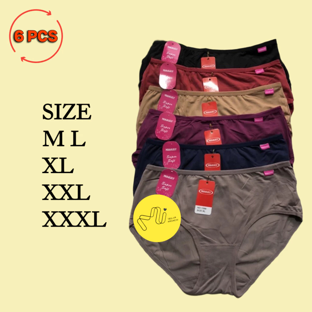 LUSINAN Terlaris Cd misslily celana dalam wanita mislily 1388 super soft miss lily 1389