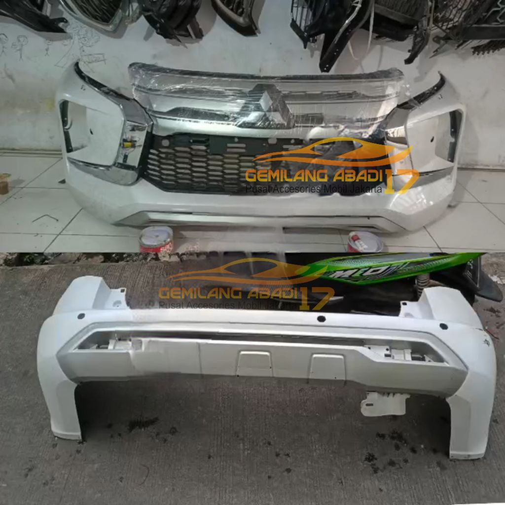 bumper pajero sport bemper 2022 facelift set depan or belakang
