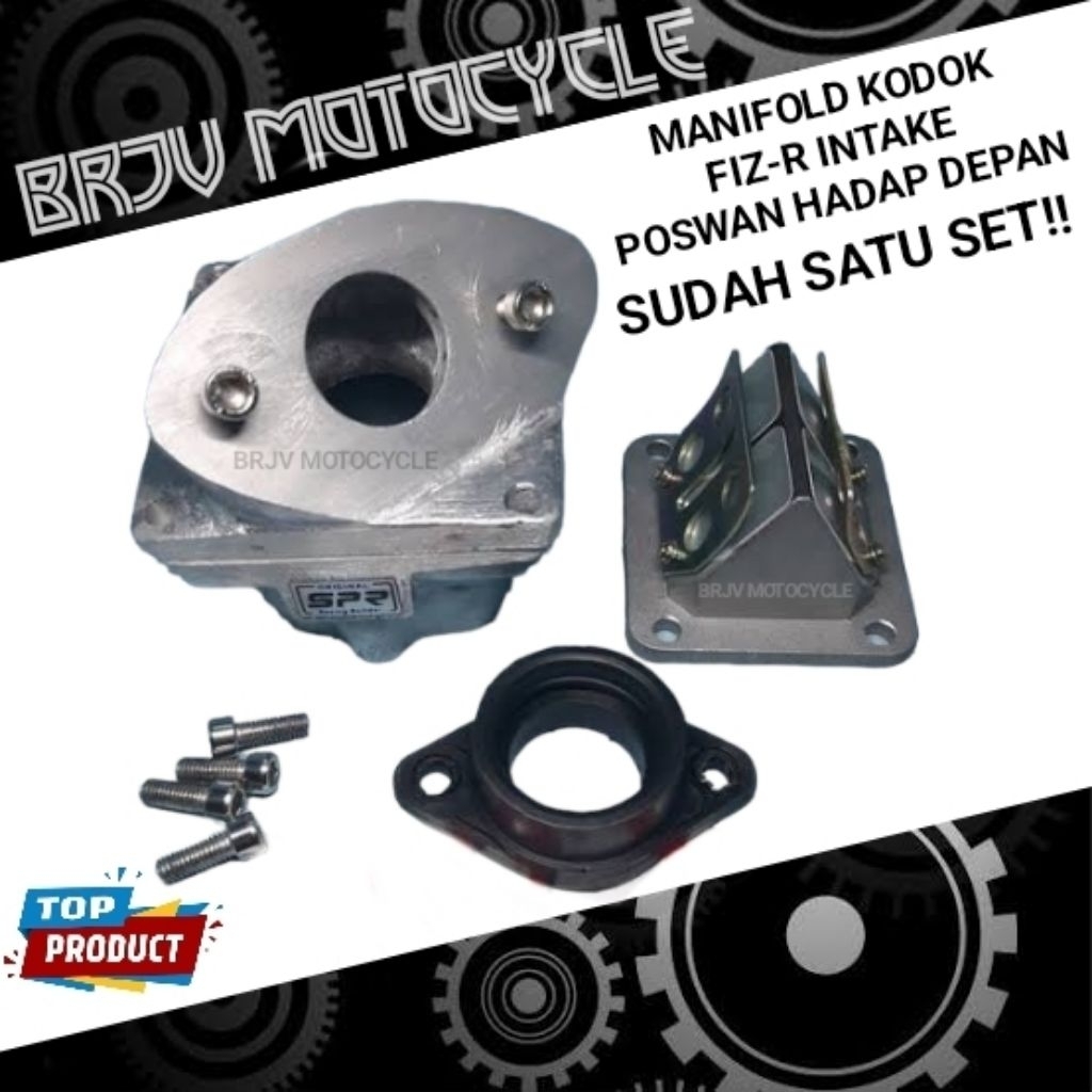 MANIFOLD KODOK FIZR INTAKE MANIFOLD POSWAN HADAP DEPAN/COCOK BUAT KARBU PE 28/RX KING/NINJA DLL