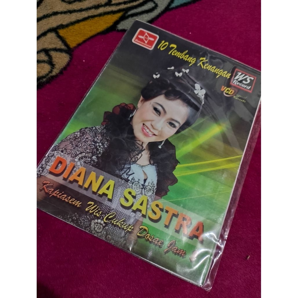 VCD TARLING DANGDUT - 10 TEMBANG KENANGAN DIANA SASTRA (VCD ORIGINAL)