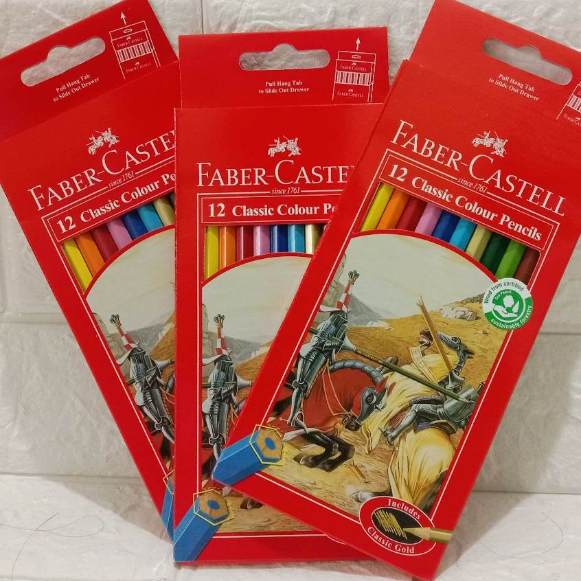 

Pensil Warna Faber-Castell 12L – Classic Colour Pencils Panjang | Warna Tajam & Mudah Diaplikasikan | Cocok untuk Sekolah & Hobi Gambar | Harga Grosir Bisa COD