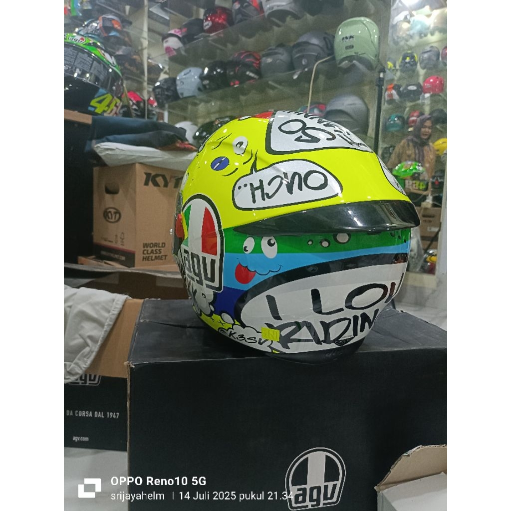 HELM AGV SHELL GROVVY ORIGINAL