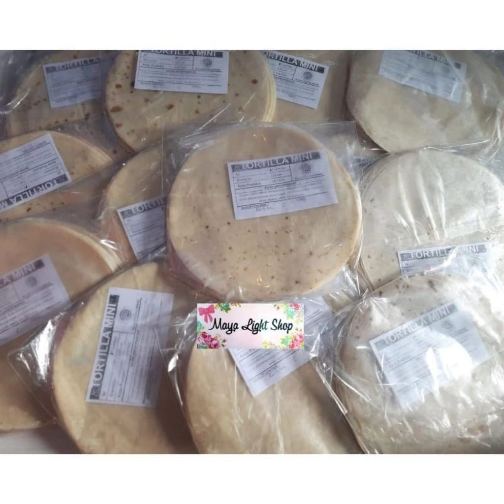 

Tortilla kulit kebab halal 20cm termurah isi 5 dan 10 lembar wrapper salad