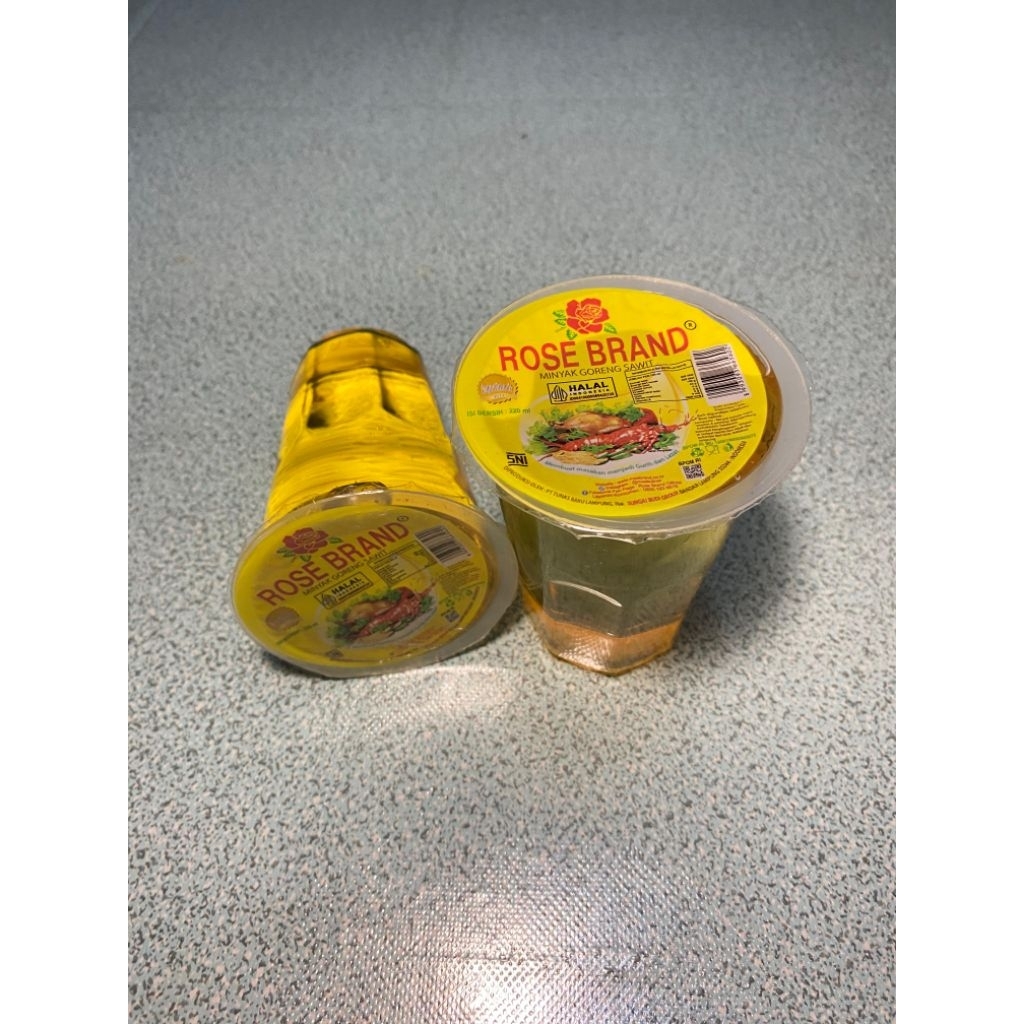 

minyak goreng rosebrand gelas 220 ml