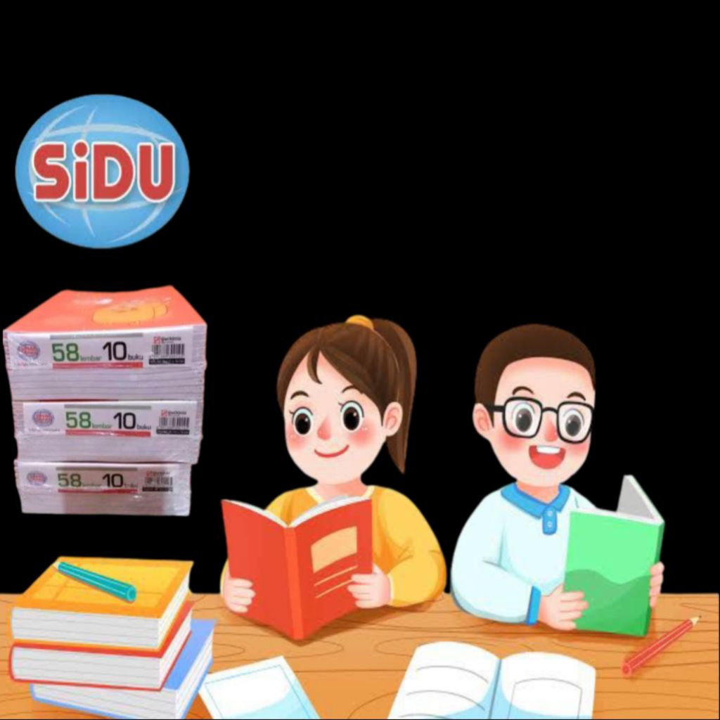 

SIDU - Buku Tulis Sekolah 58 Lembar Kertas Halus - 1 Pack