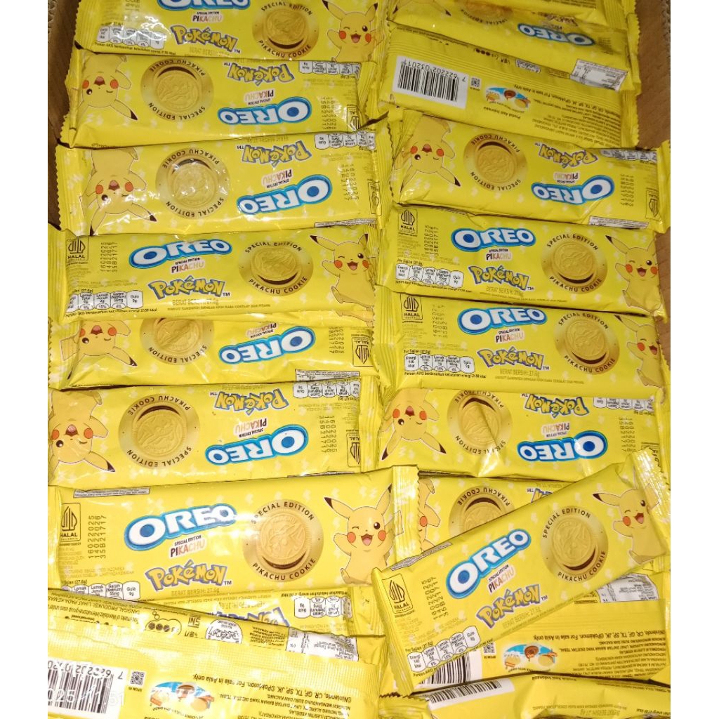 

Oreo Pikachu Pokemon 27g Perpak Isi 10pcs