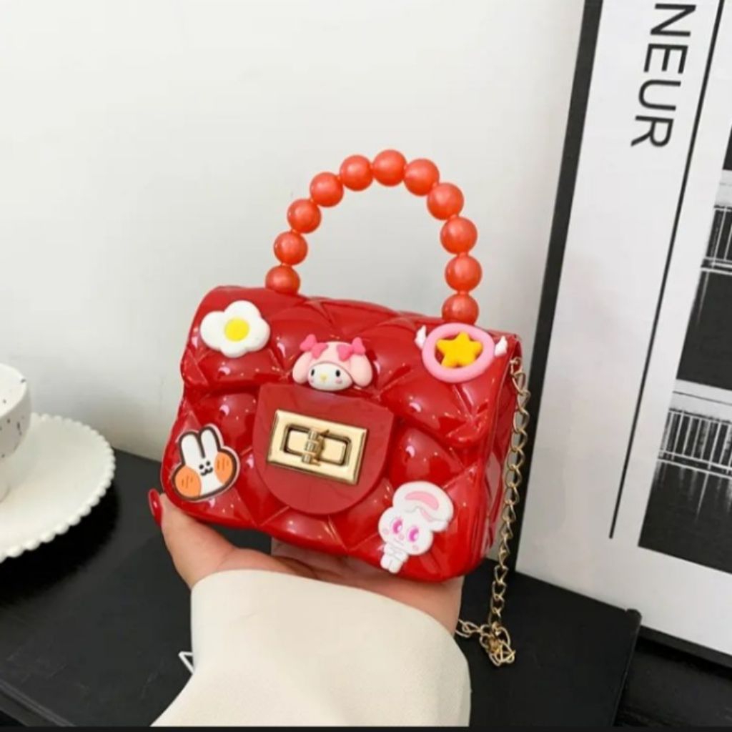 HOT PRODUCT TAS MINI JELY BONEKA ANAK TAS SELEMPANG WANITA