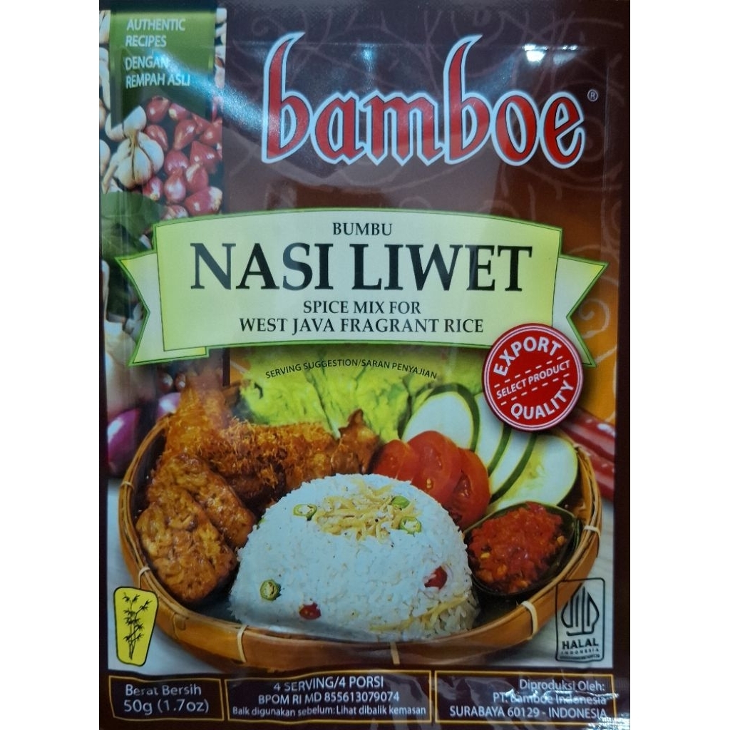 

Bamboe Bumbu Baru Nasi Liwet 50gr