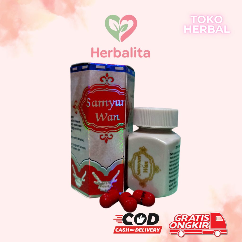 

Samyun Wan Samyunwan Sam Yun Wan Sanyunwan Original Obat Pil Pengemuk Penambah Berat Herbalita