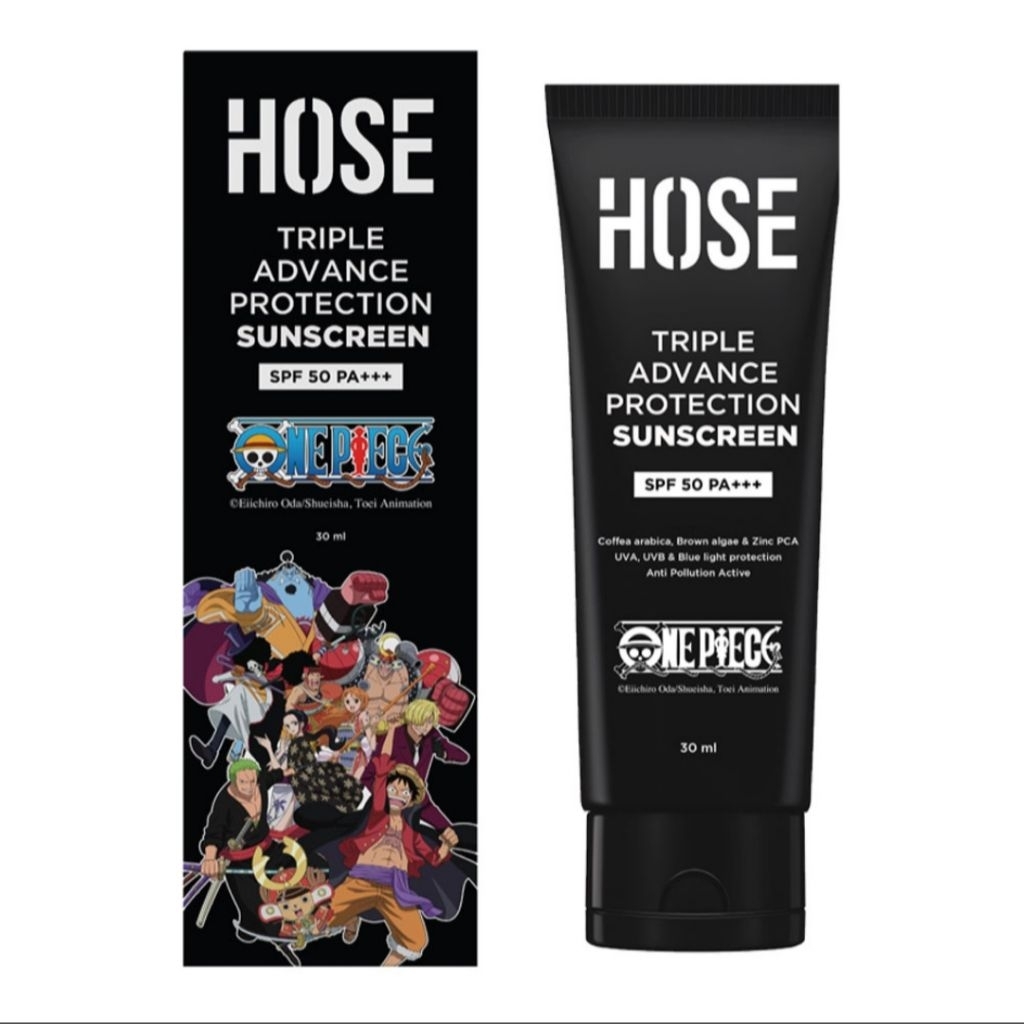 Hose x One Piece Sunscreen Wajah Pria SPF 50ml