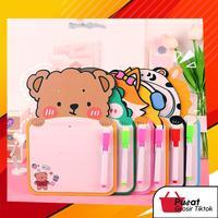 

Papan Tulis Mini Anak Karakter Lucu / Papan Tulis Mini Alat Belajar Toys